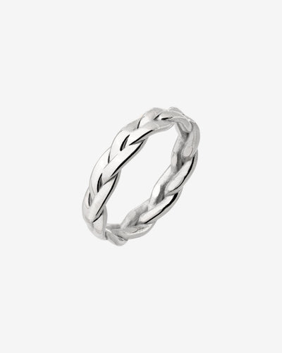 Braided Divine Anello Argento