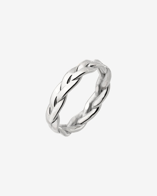 Braided Divine Anello Argento
