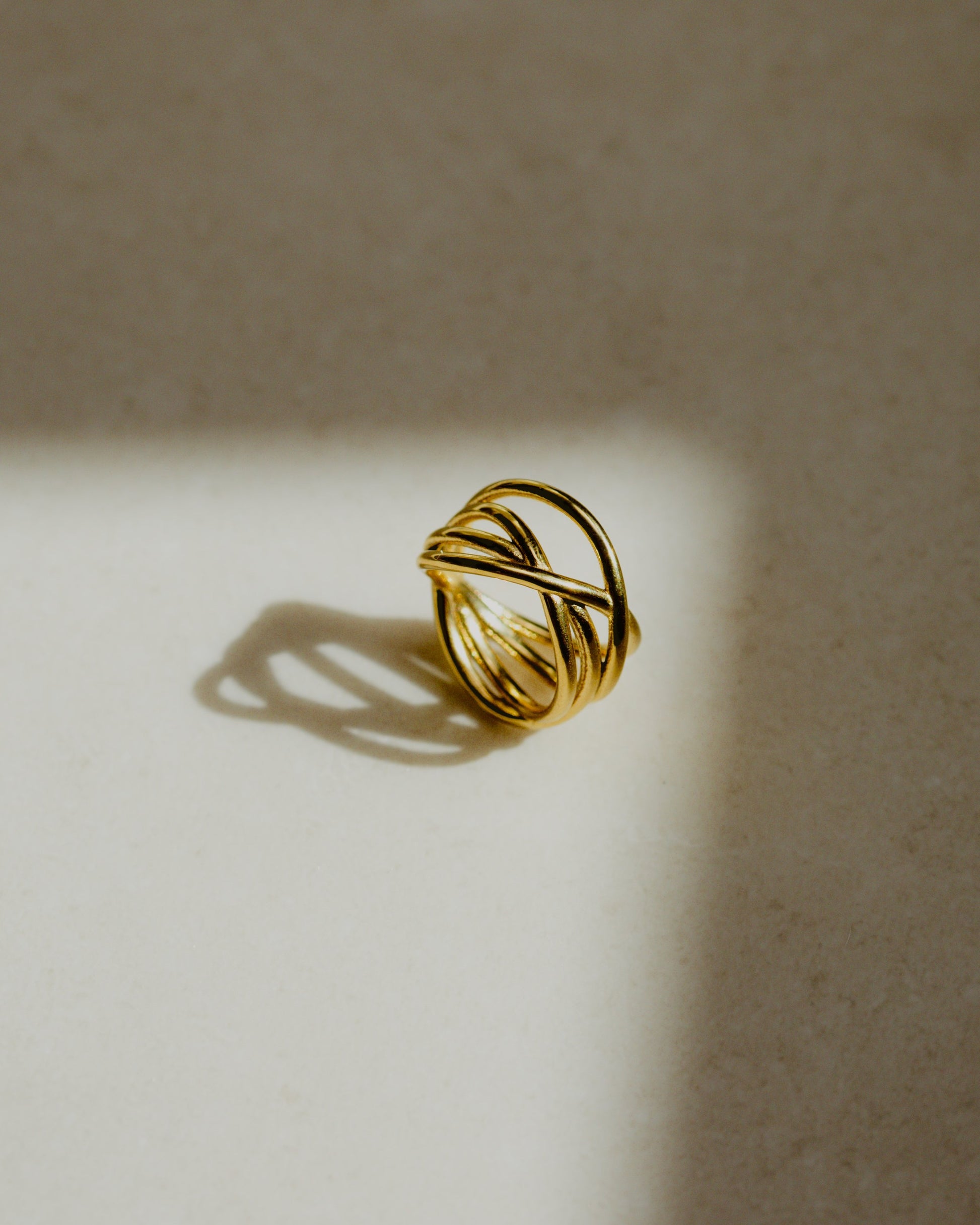 Intertwined Ring Roségold