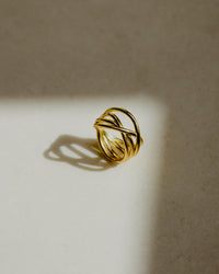 Intertwined Ring Roségold