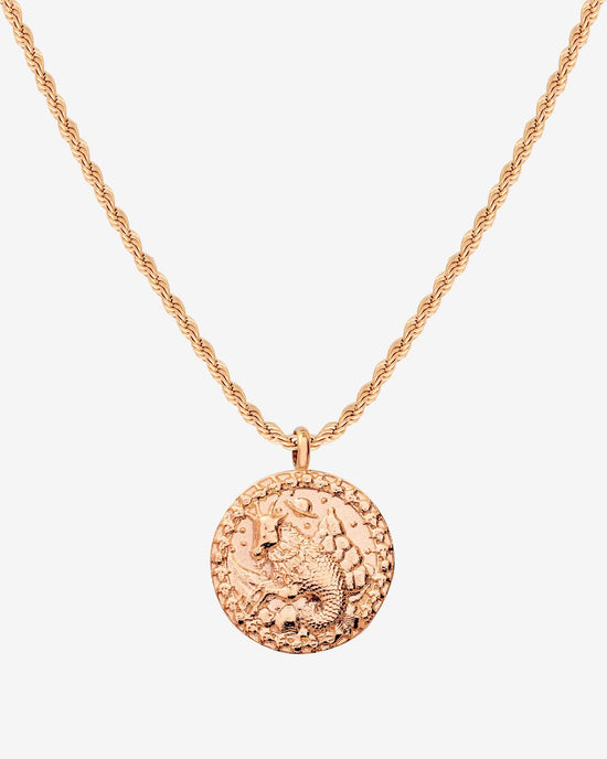 Zodiac Sign Collana Oro Rosa
