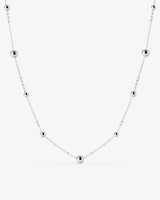 Infinite Beads Collana Argento