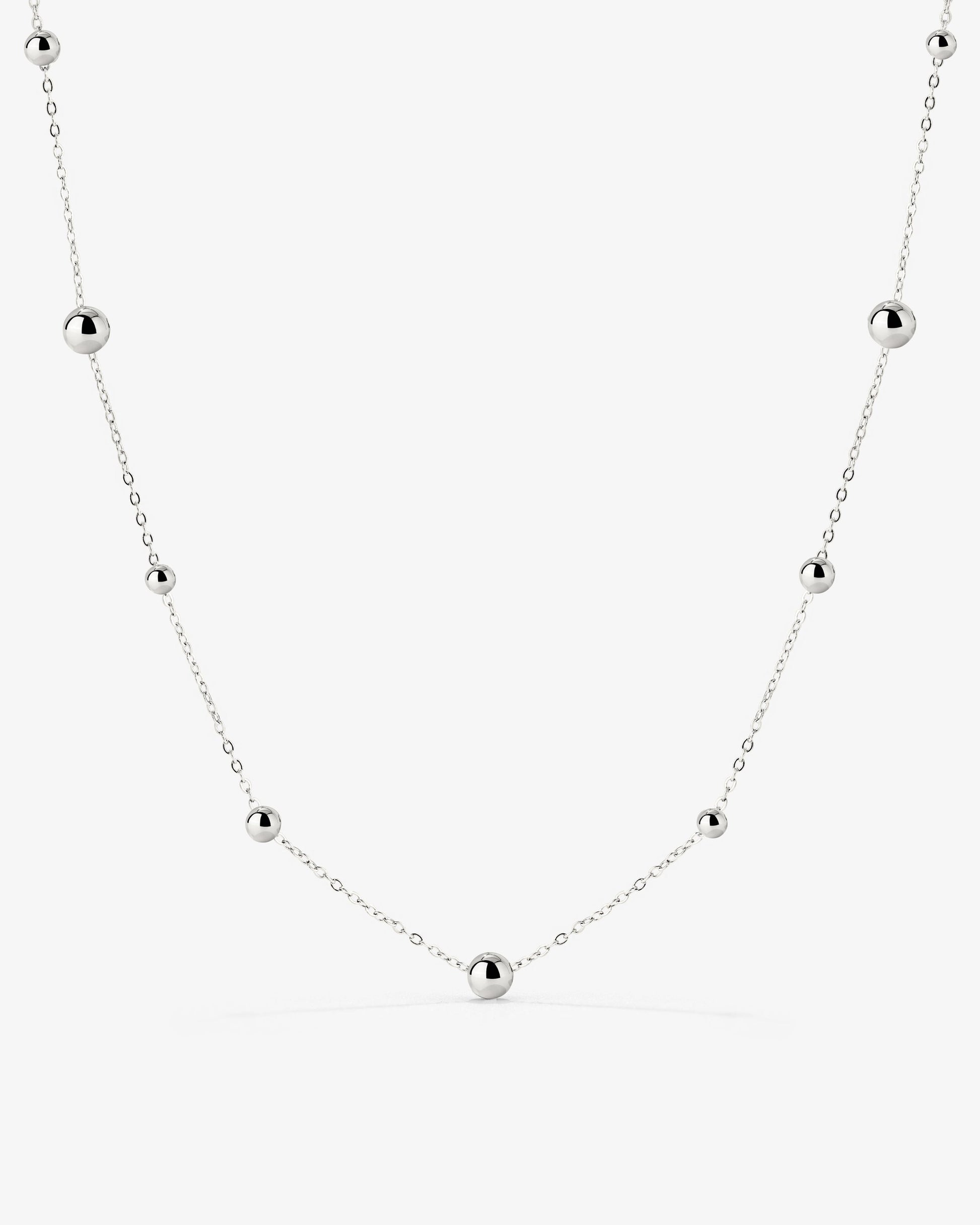 Infinite Beads Collana Argento