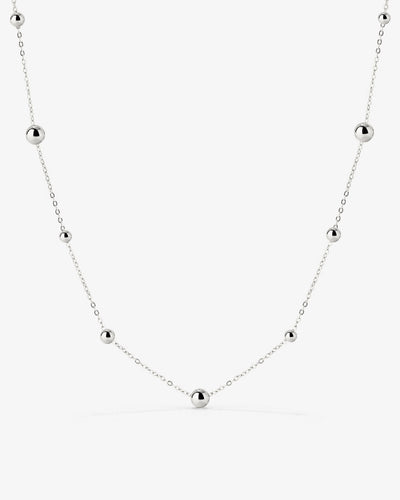 Infinite Beads Collana Argento