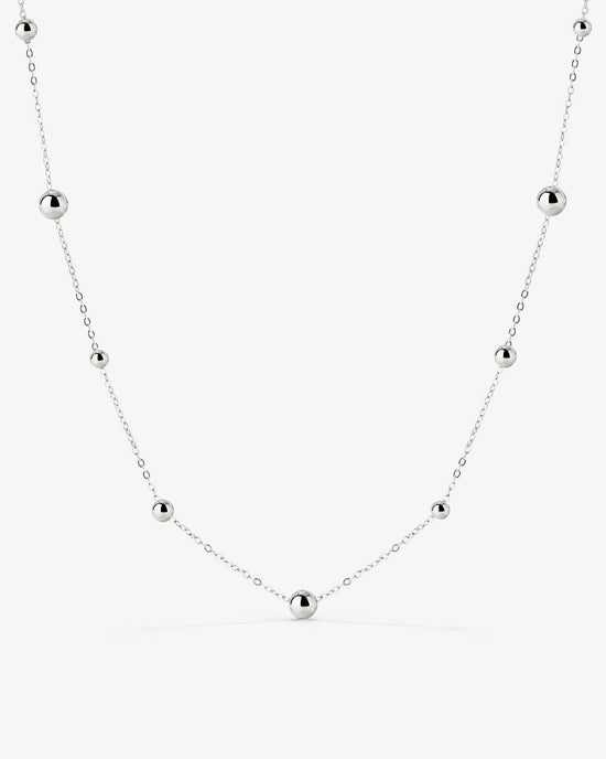 Infinite Beads Collana Argento