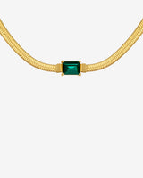 Radiant Emerald Collana Oro