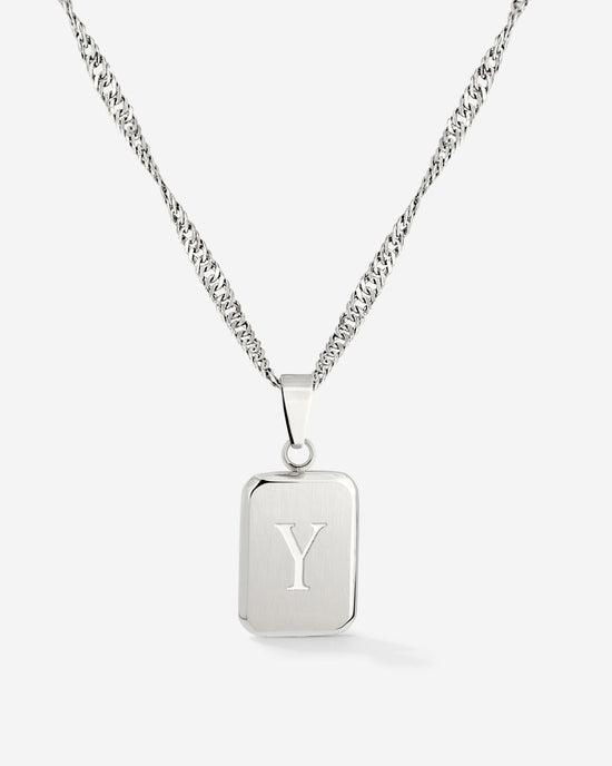 Letter Collana Argento
