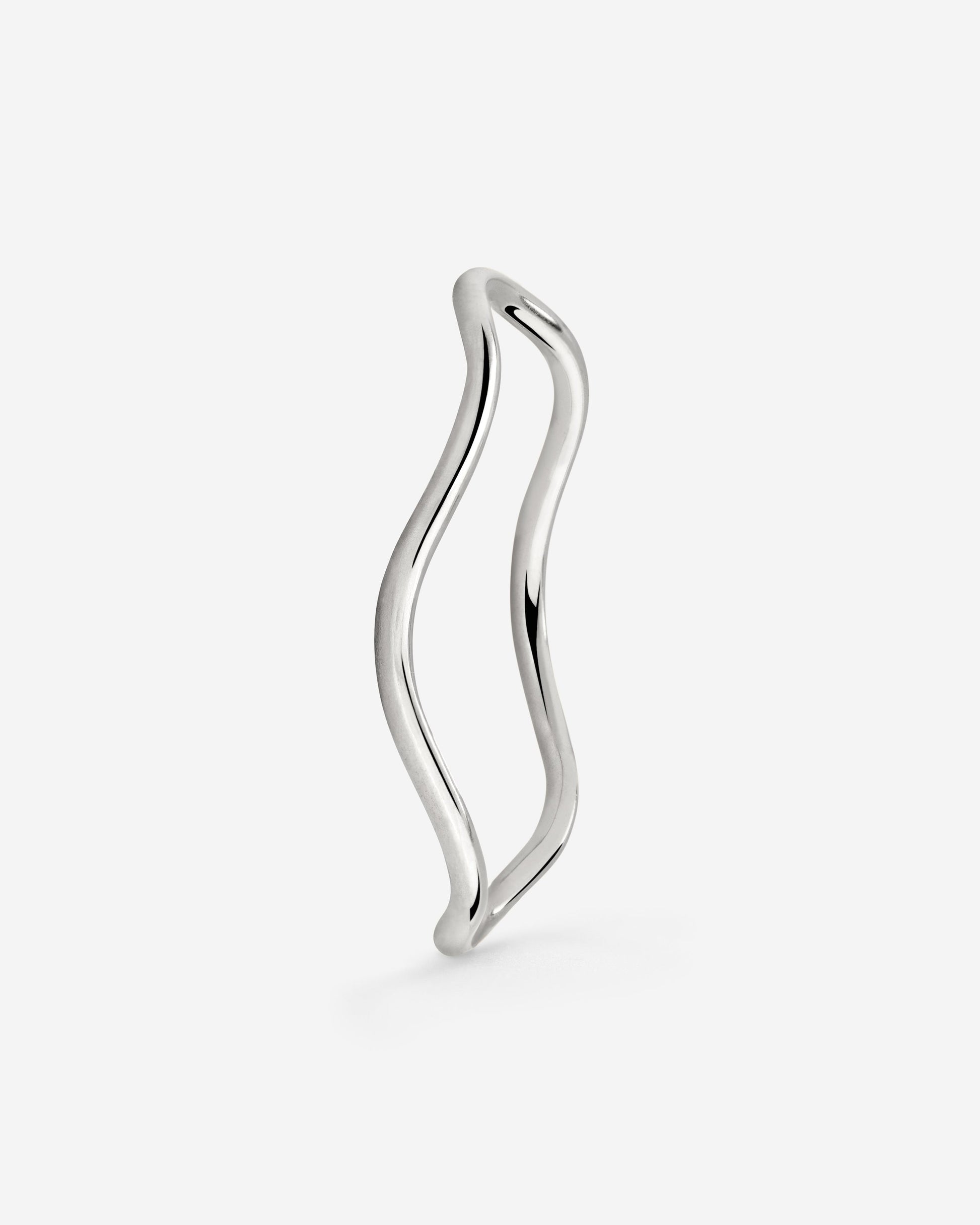 Slim Wave Anello Argento