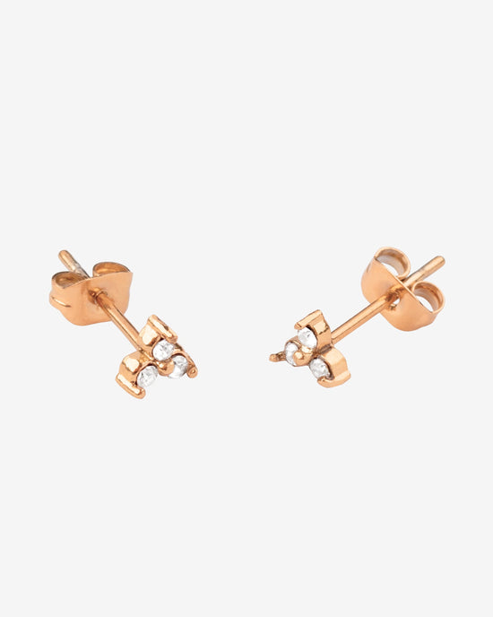 Luz Studs Oro Rosa