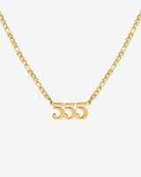 Angel Number Collana Oro 555