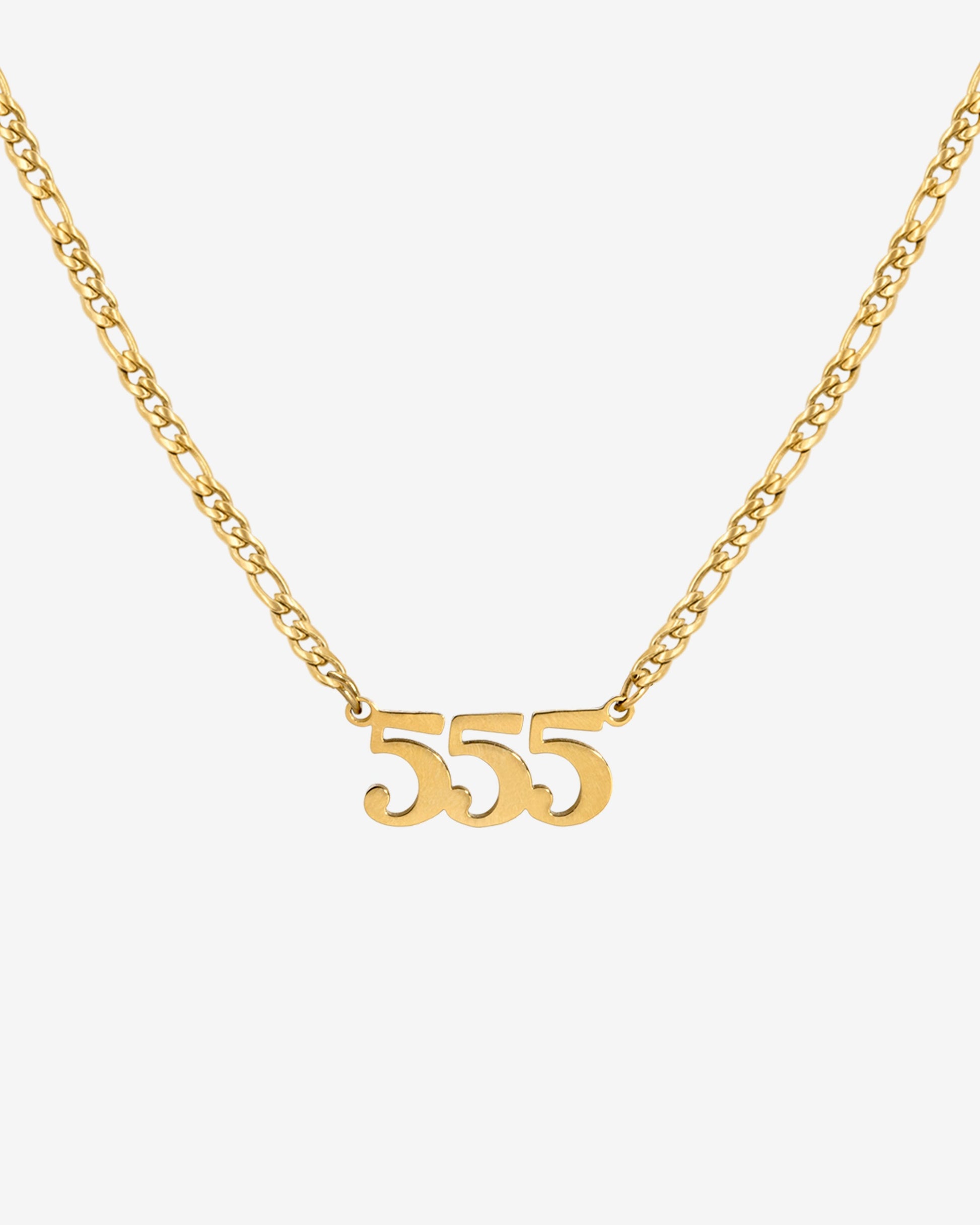 Angel Number Collana Oro 555