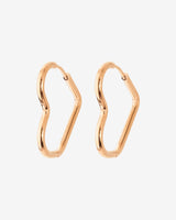 Heartily Hoops Small Oro Rosa