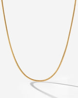 Slim Round Snake Collana