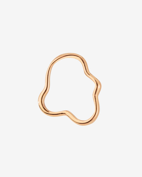 Forming Fluids Oval Hoop Set Baby Oro Rosa