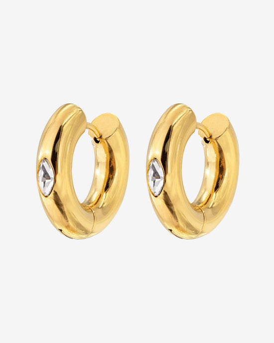 Phat Glowy Hoops Oro
