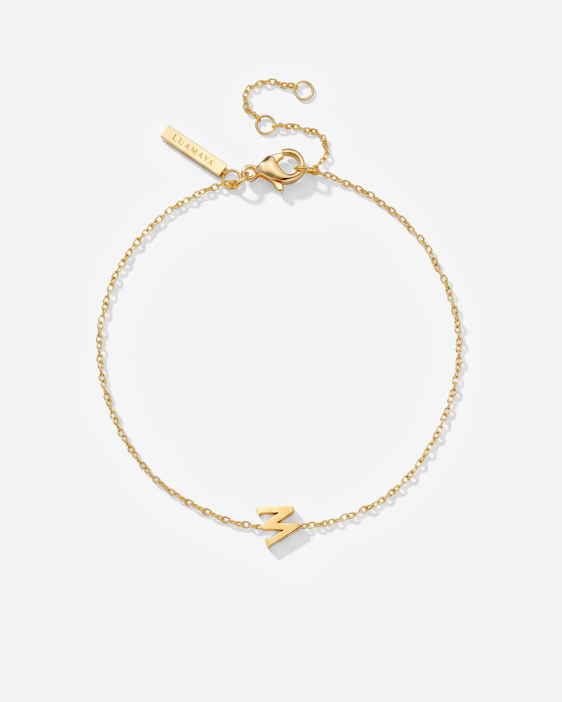 Tiny Letter Bracelet