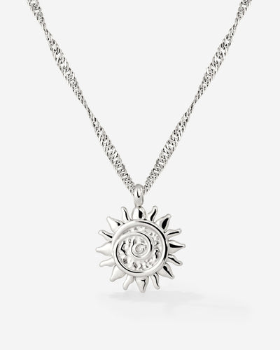 Sunny Swirl Collana Argento