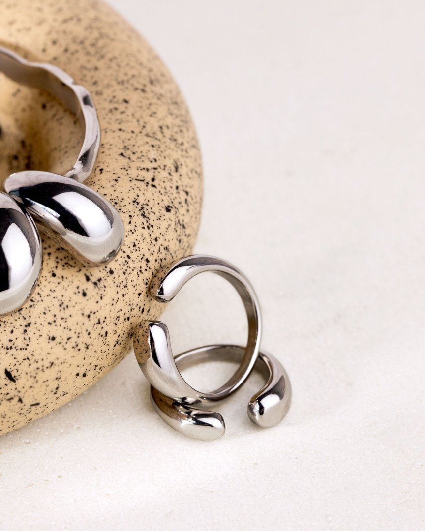Huggie Anello Argento