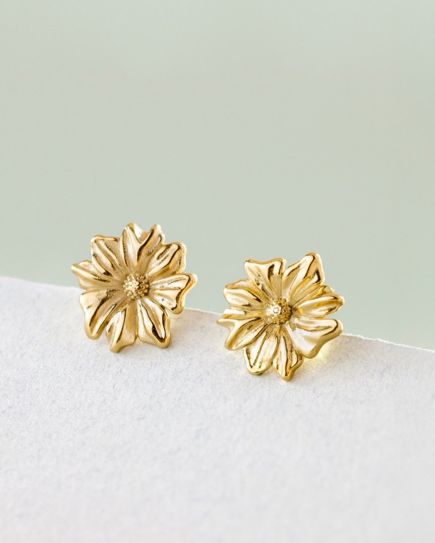 Pure Petal Orecchini Argento
