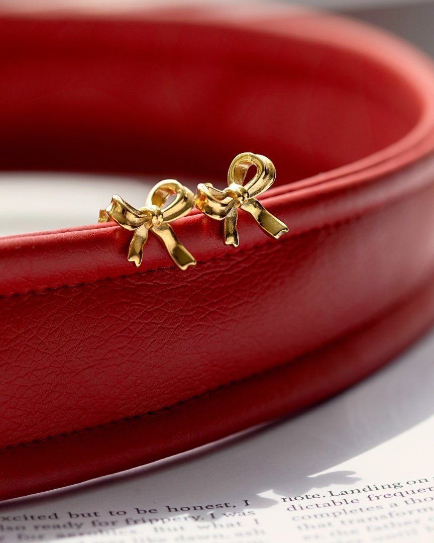 Pretty Ribbon Orecchini Oro