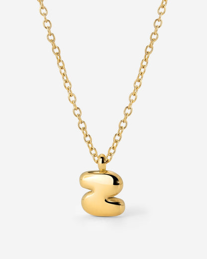Bubble Letter Collana Oro