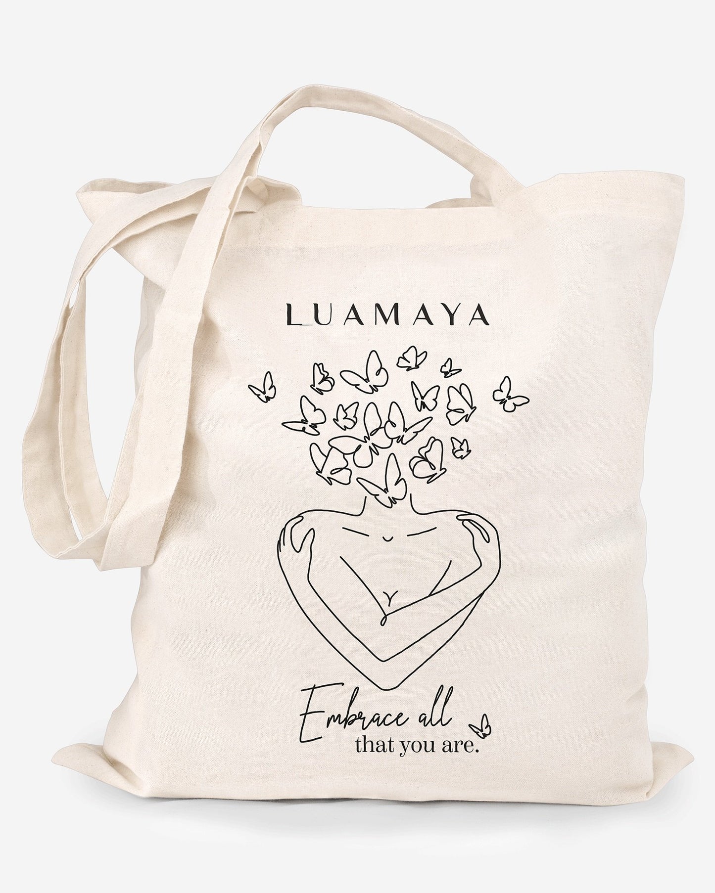 Borsa in juta Embrace all that you are