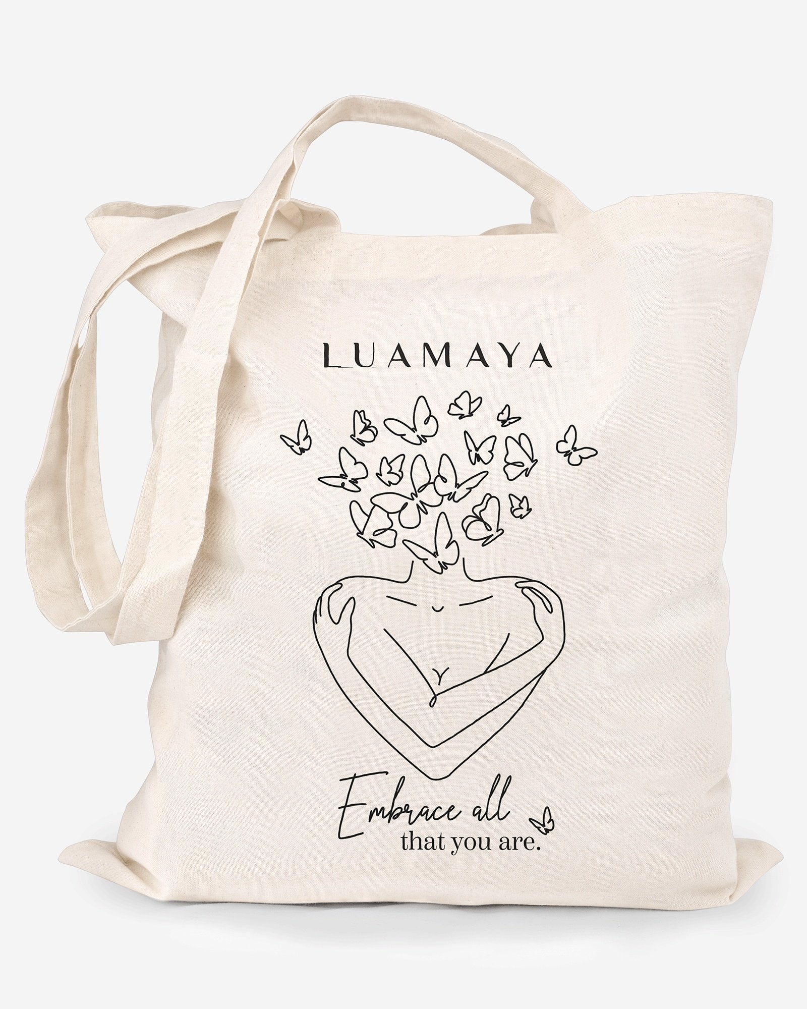 Borsa in juta Embrace all that you are