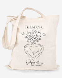 Borsa in juta Embrace all that you are