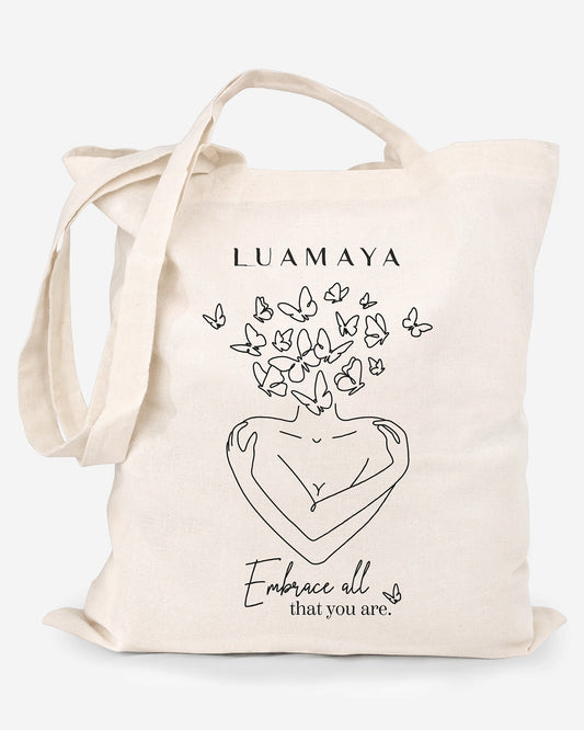 Borsa in juta Embrace all that you are