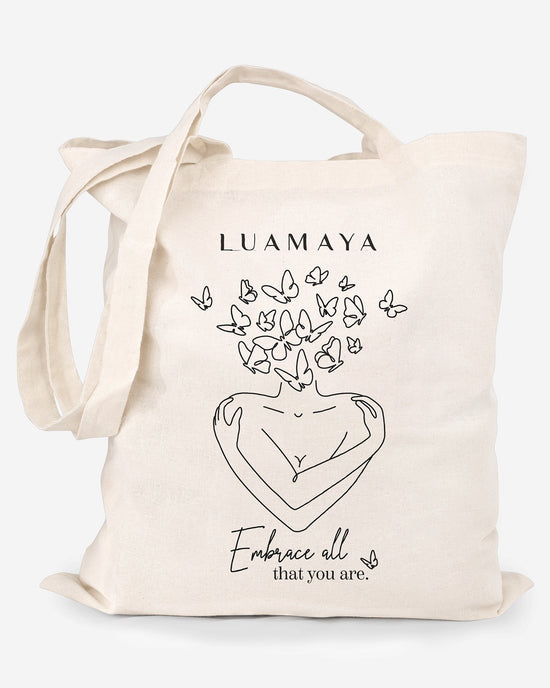 Borsa in juta Embrace all that you are
