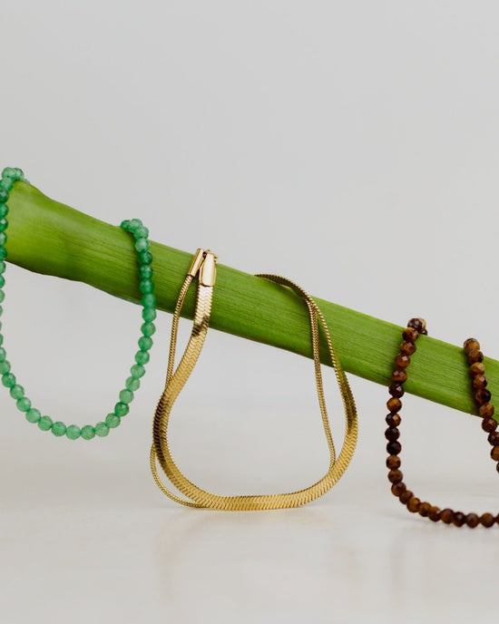 Snake Chain Double Bracelet Oro
