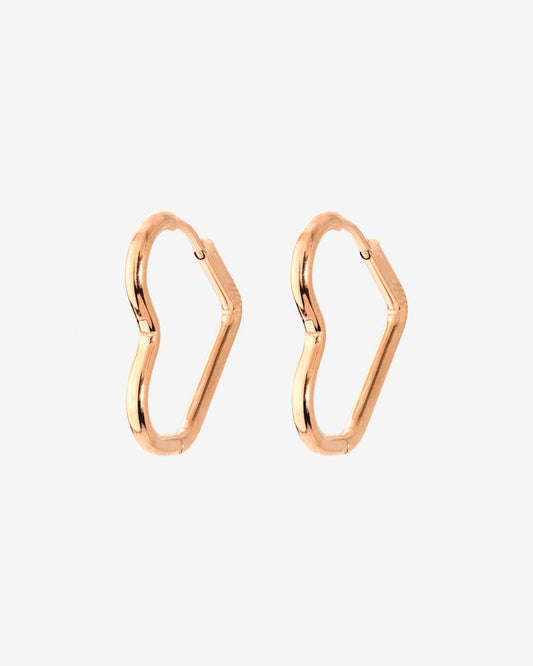 Heartily Hoops Baby Oro Rosa
