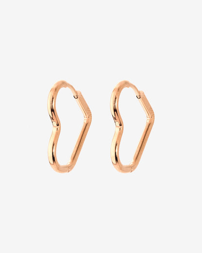 Heartily Hoops Baby Oro Rosa