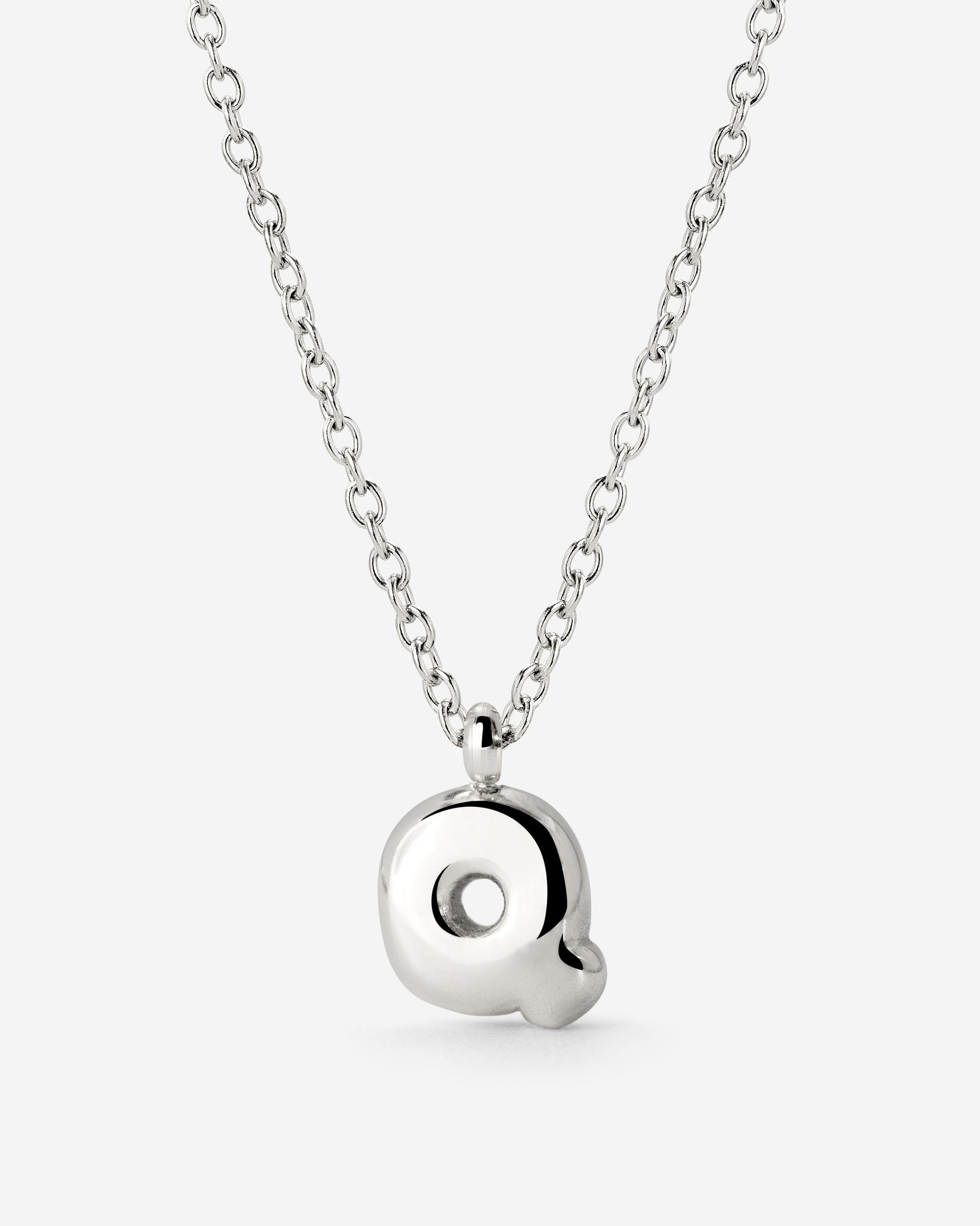 Bubble Letter Collana Argento