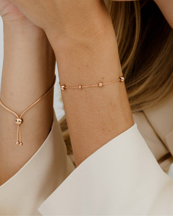 Simple Elegance Bracciale Oro Rosa