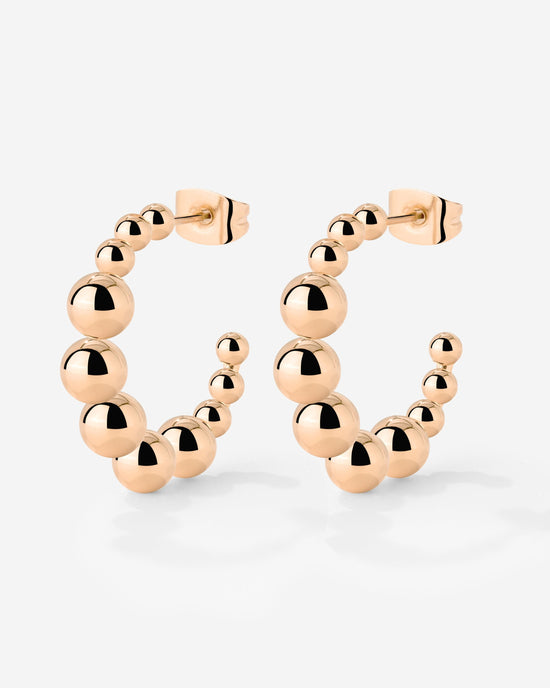 Infinite Beads Orecchini Oro Rosa