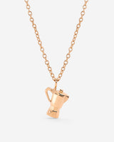 Coffee Lover Collana Oro Rosa