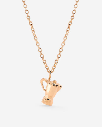 Coffee Lover Collana Oro Rosa