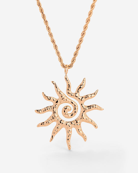Soleil Collana Oro Rosa
