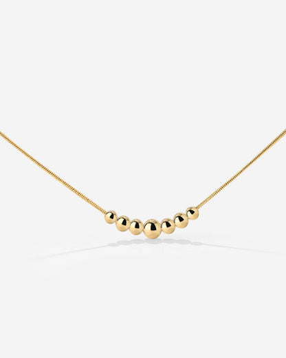 Curvy Beads Choker Oro