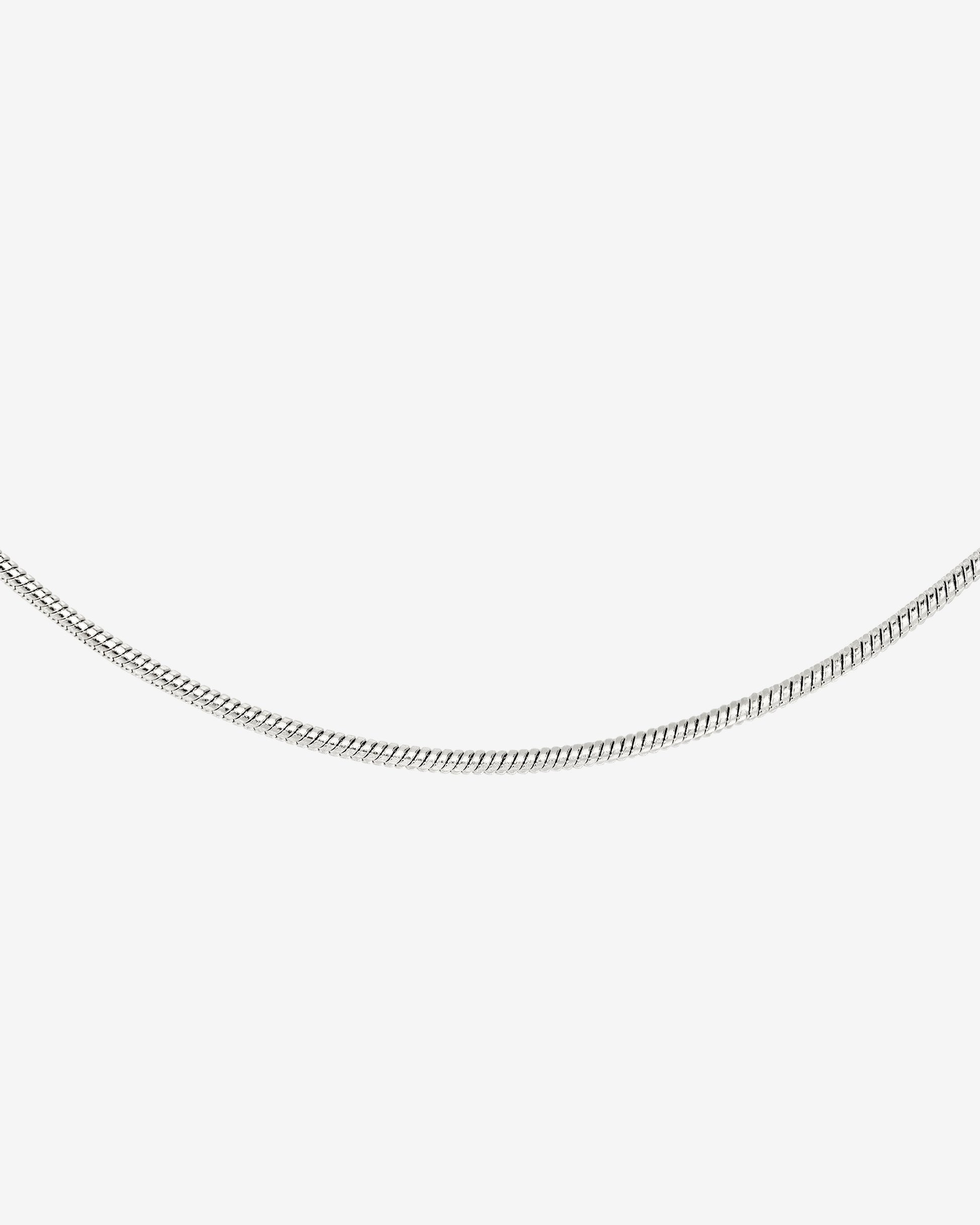 Round Snake Collana Argento