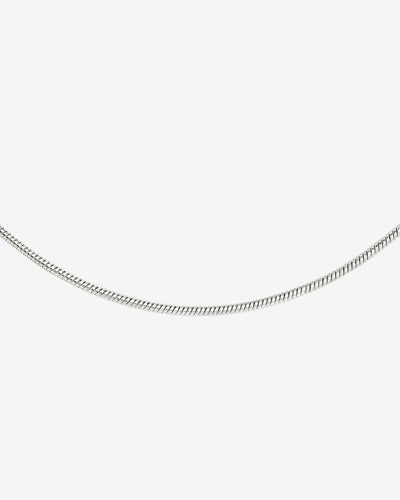 Round Snake Collana Argento