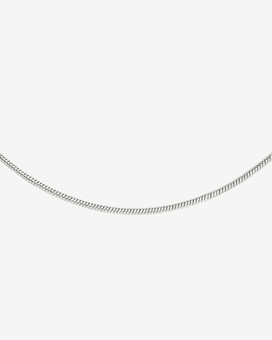 Round Snake Collana Argento