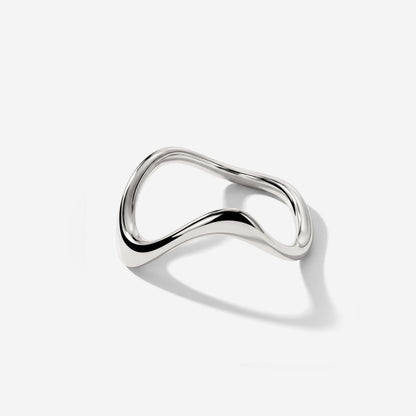 Tides Ring Silber