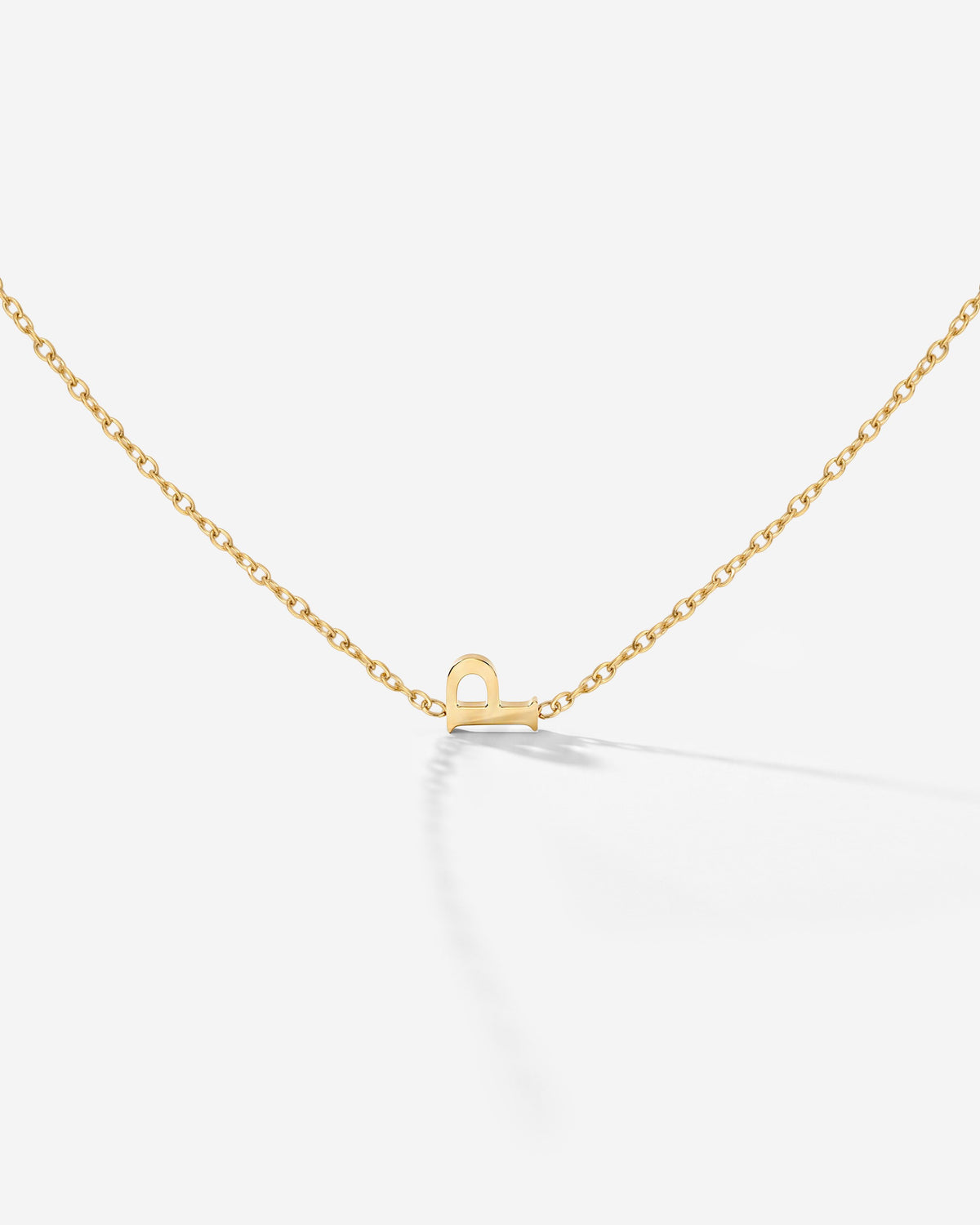Tiny Letter Necklace