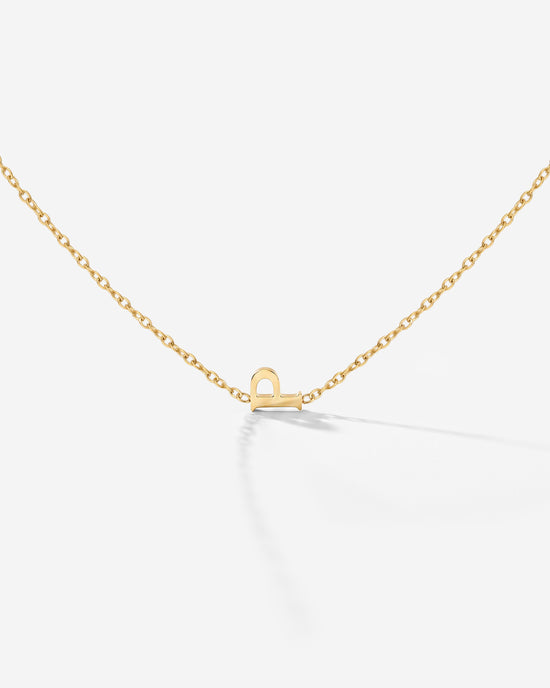 Tiny Letter Necklace