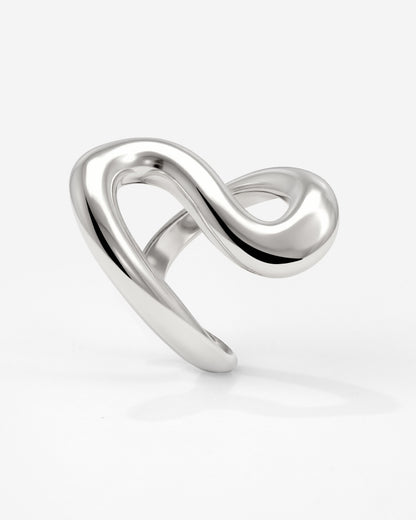 Coiled Anello Argento