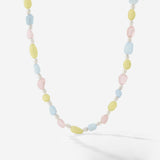 Cotton Candy Choker Argento