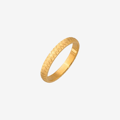 Cute Pattern Anello Oro