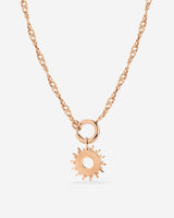Sun Ray Singapore Chain Collana Oro Rosa